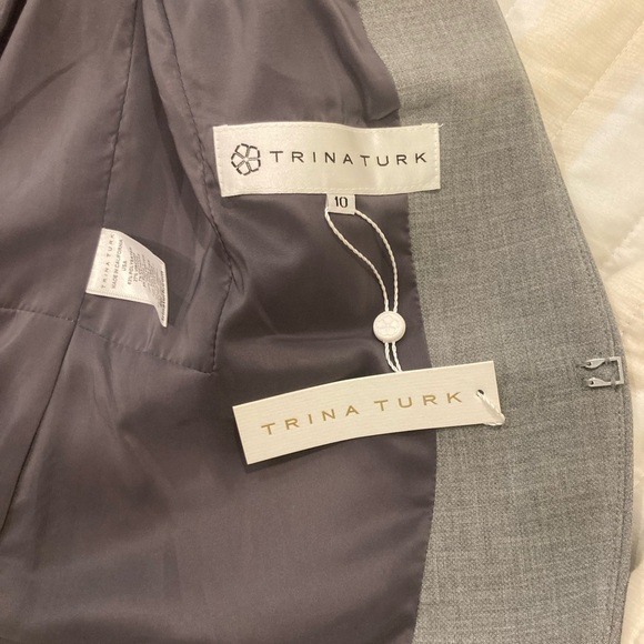Trina Turk Gray Jacket - 10 - Picture 8 of 8